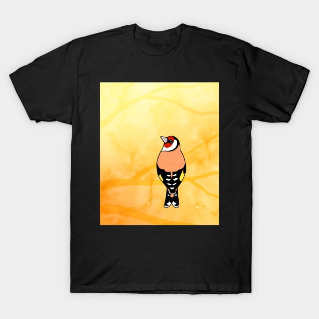 Goldfinch (Carduelis carduelis) T-Shirt by Cedarseed